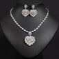 Sturdy Shell Bloom Flower Jewellery Set