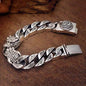 S925 Double Leopard Men's Bracelet