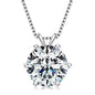 S925 0.5ct-5ct Moissanite Pendant Necklace