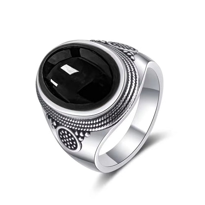 Vintage S925 Sterling Silver Ring with Natural Moonstone Stone