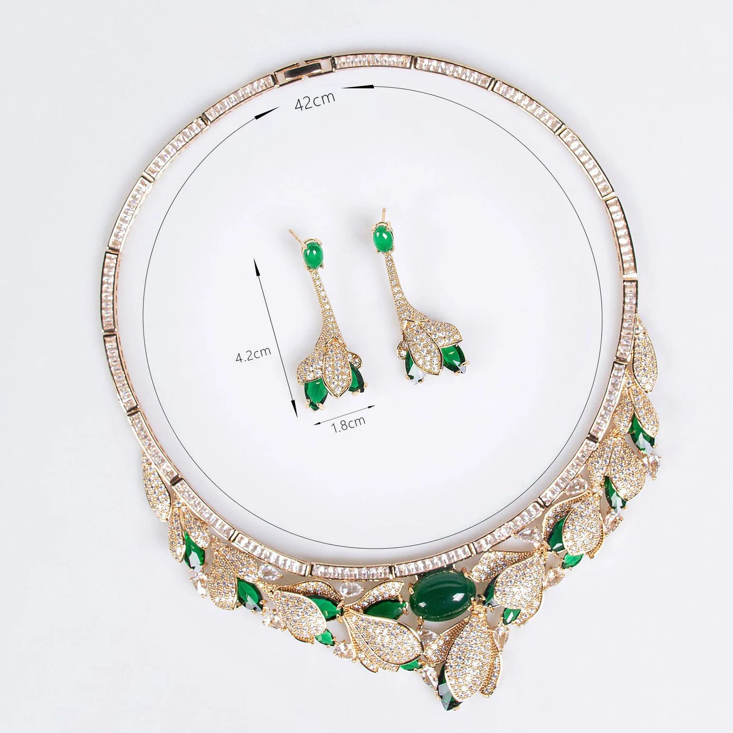 Luxury Leaf Jewellery Set