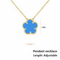 Classic simple Clover pendant necklace