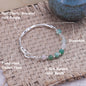 S925 Blue & Purple Gemstone Bracelet