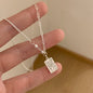 925 Sterling Silver Bead Geometry Necklace