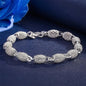 Fine 925 Sterling Silver Lucky Beads Bracelet