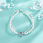 S925 Blue & Purple Gemstone Bracelet