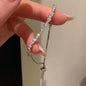 S925 Beaded Geometric Bracelet