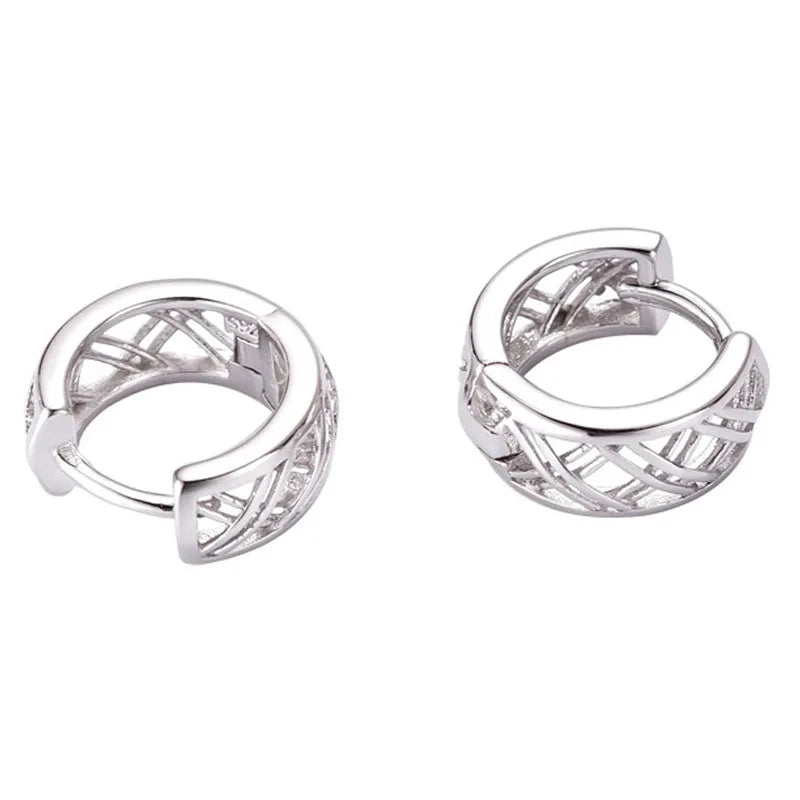S925 Hollow Out Earrings