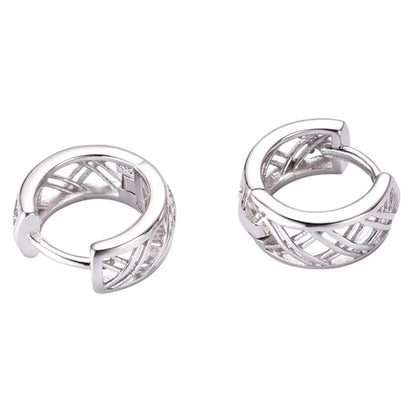 S925 Hollow Out Earrings