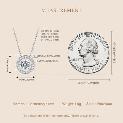 Lab Grown Moissanite Necklace