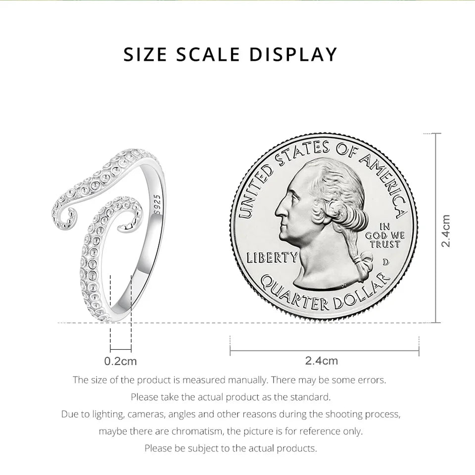 Octopus Style Open Ring