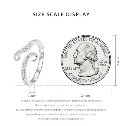 Octopus Style Open Ring