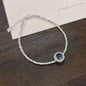 S925 Blue & Purple Gemstone Bracelet