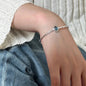 S925 Blue & Purple Gemstone Bracelet