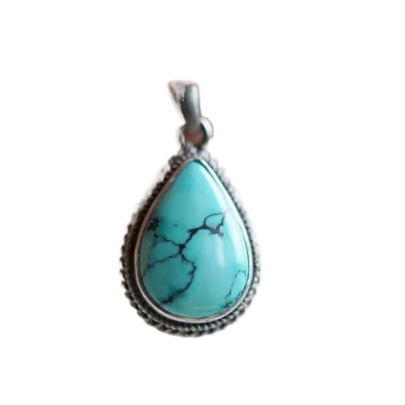 Antique Silver 925 Turquoise Necklaces
