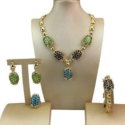 Fashion Colourful Stones Jewelry Sets