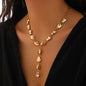 Bohemia Conch Starfish Imitation Pearl Necklace