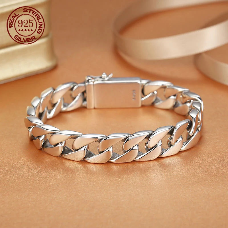 Solid S925 Sterling Silver Bracelet