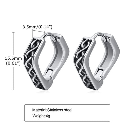 Retrol Hoop Earrings