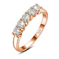 5pcs Moissanite Diamond Ring