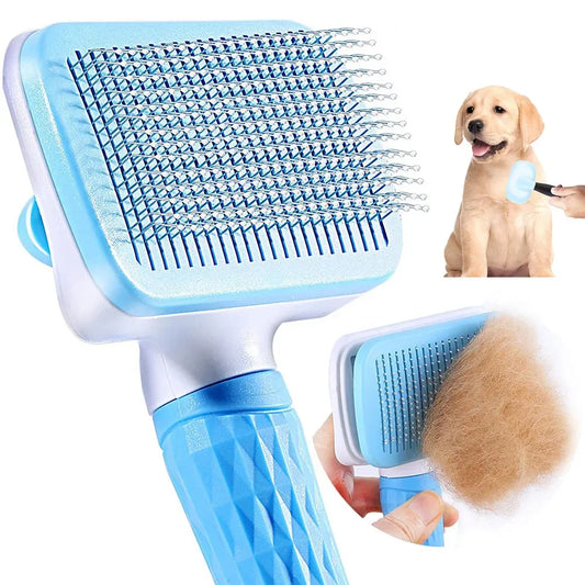 Cat & Dog Hair Grooming And Care Comb For Long Hair Dog Pet Removes Hairs Cleaning Bath Brush