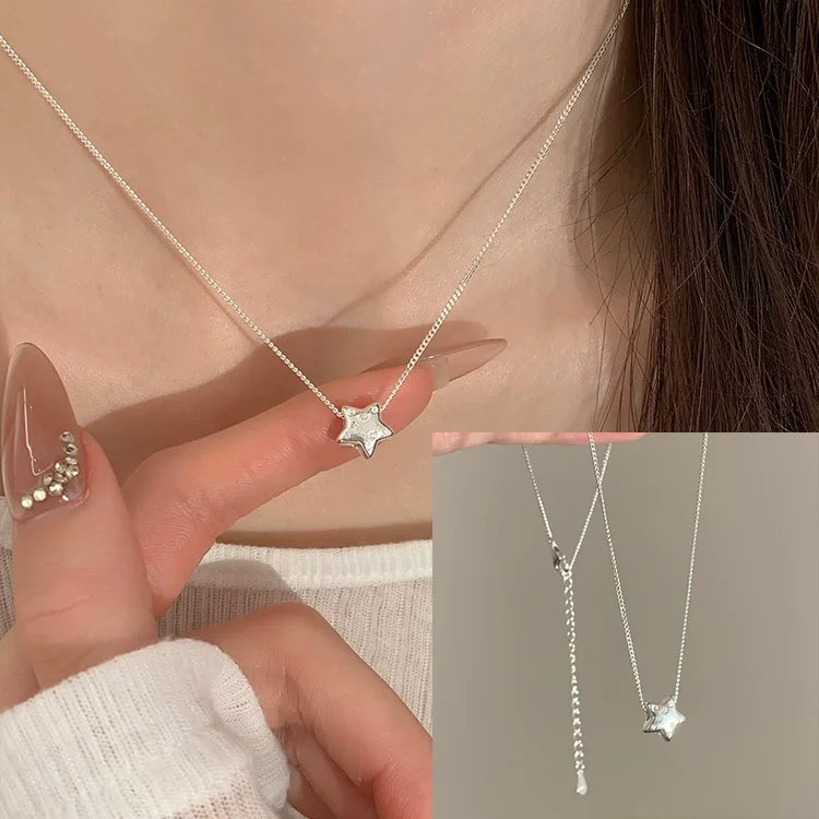 925 Sterling Silver Bead Geometry Necklace