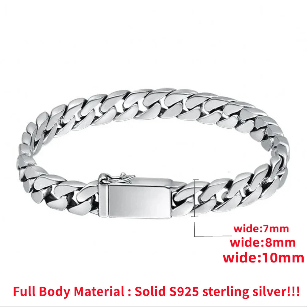 Certified S925 Sterling Silver Bracelet