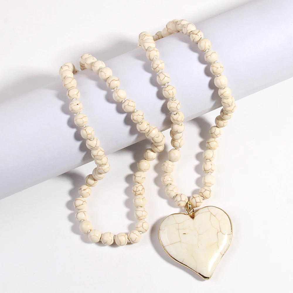 Blue Stone Bohemian Necklace