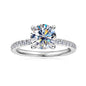 8mm 2ct Moissanite Ring