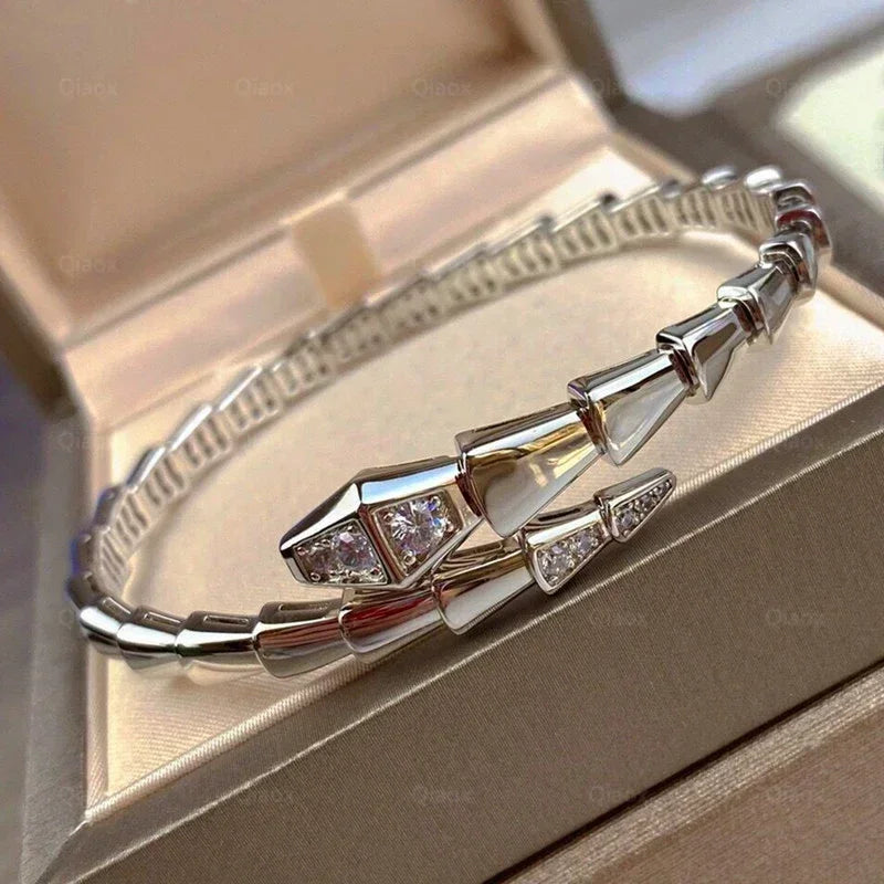 S925 Snake Bone Bracelet