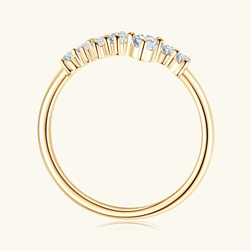S925 Moissanite Diamond Necklace & Ring