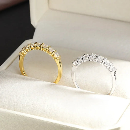 S925 Certified D VVS1 Moissanite Rings