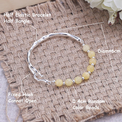 S925 Blue & Purple Gemstone Bracelet