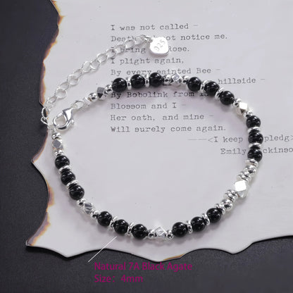 925 Sterling Silver Zircon Love Heart Bracelet