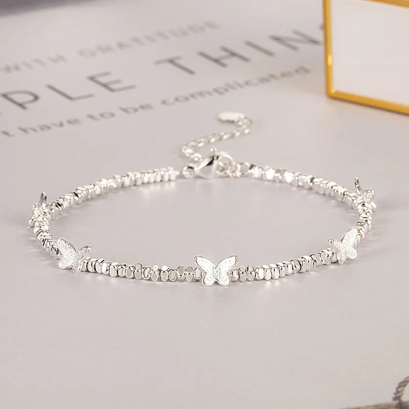 925 Sterling Silver Butterfly Bracelet