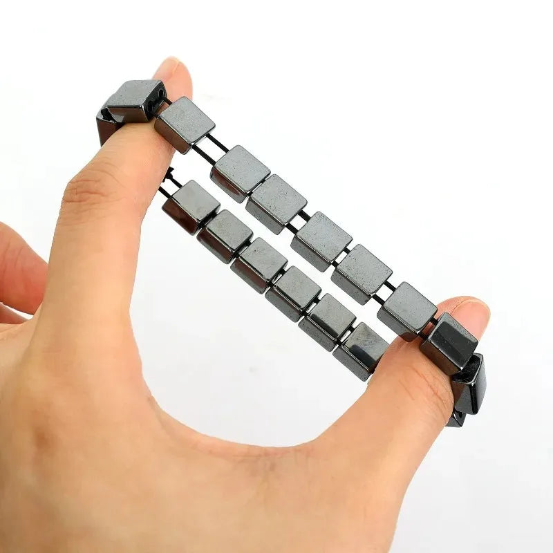 Wrist Hematite Stone Beaded Healing Bracelet