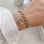 S925 Blue & Purple Gemstone Bracelet