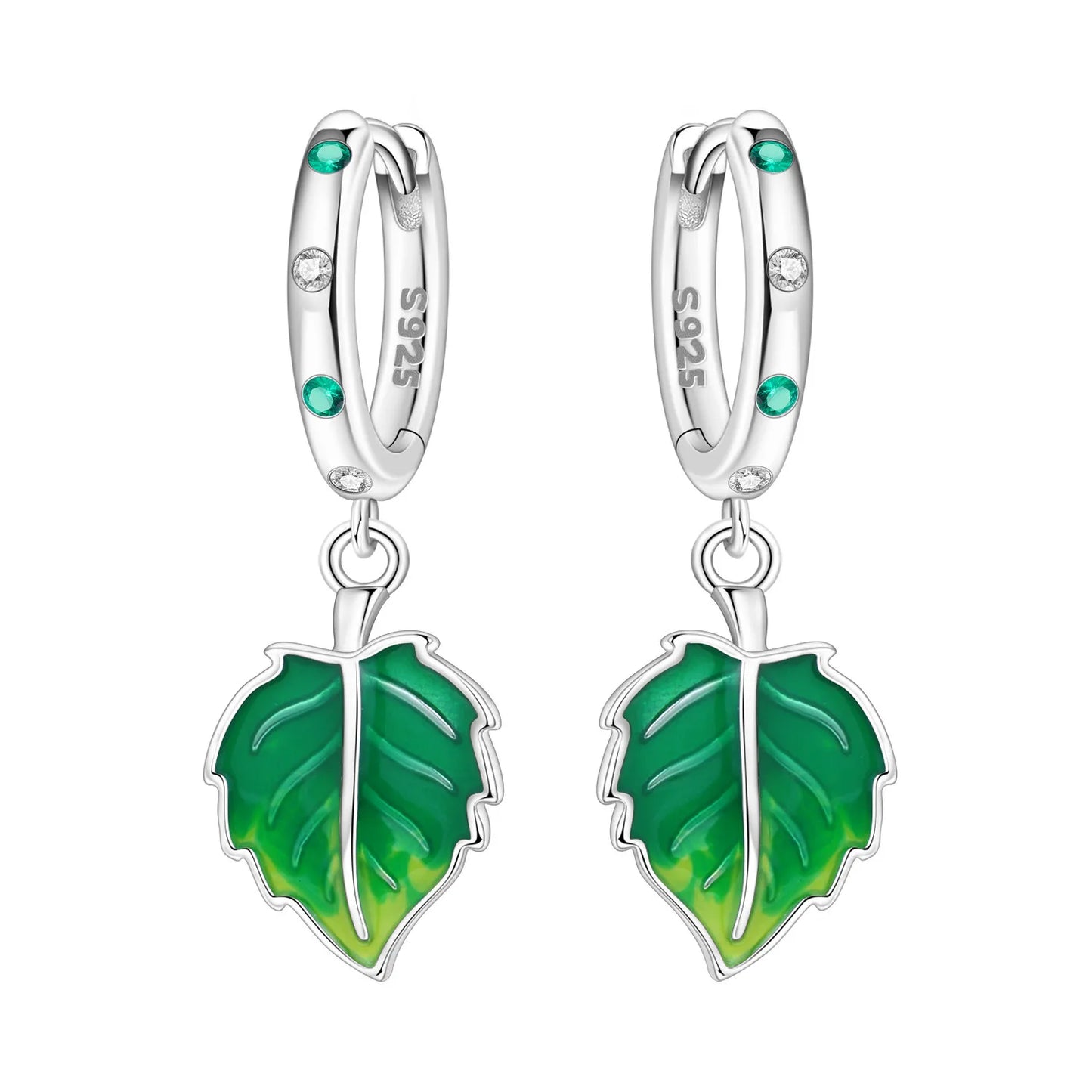 Original S925 Blue Iris Flower Earrings