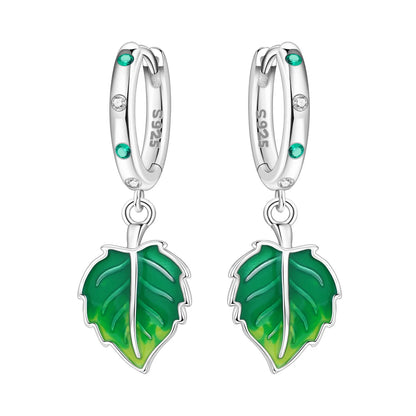 Original S925 Blue Iris Flower Earrings