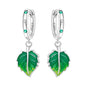 Original S925 Blue Iris Flower Earrings