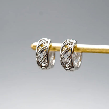 S925 Hollow Out Earrings