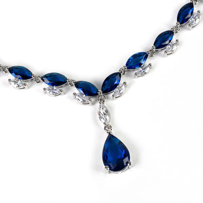 Elegant Sliver Colour Necklace & Earring