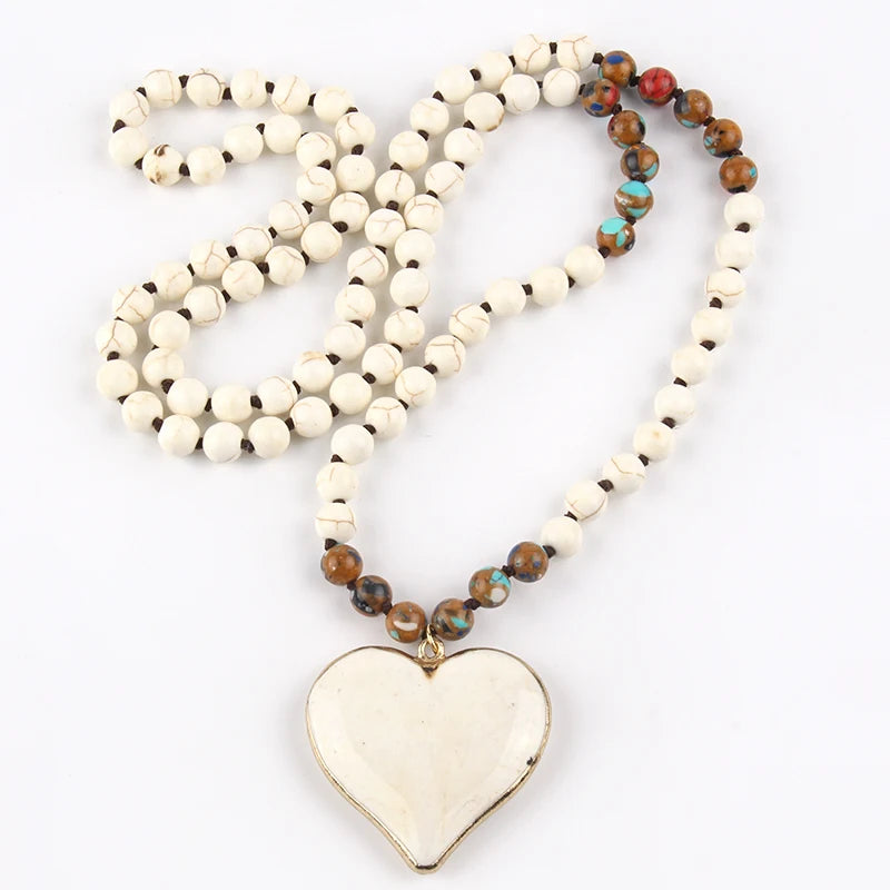 Blue Stone Bohemian Necklace