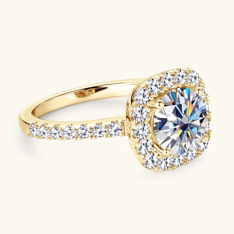 8mm 2ct Moissanite Ring