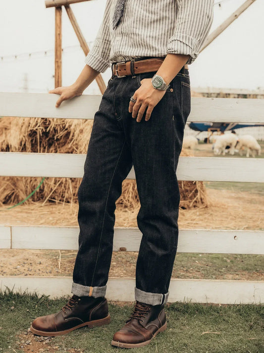 Denim Men's Pants Straight Leg