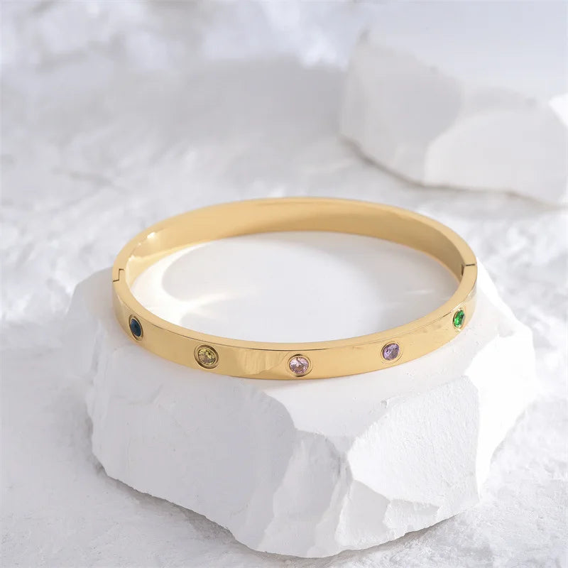 Cross Nut Nail Bracelet