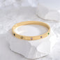 Cross Nut Nail Bracelet