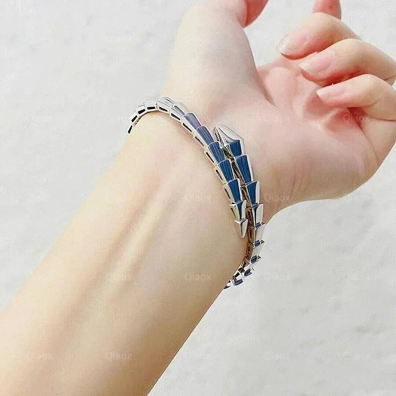 S925 Snake Bone Bracelet