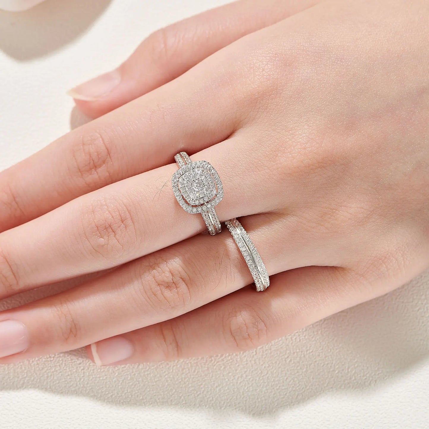 925 Sterling Silver Engagement Ring