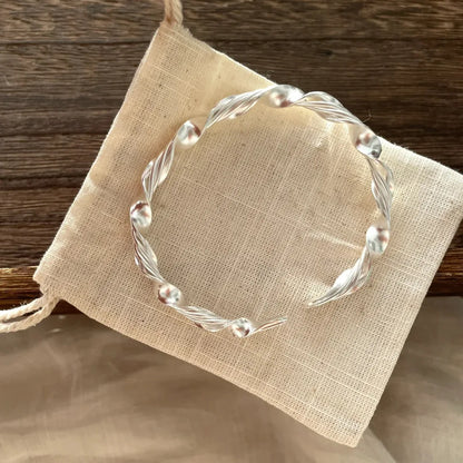 S925 Beaded Geometric Bracelet
